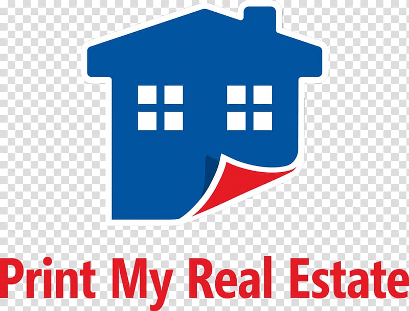 Logo Sales Blue House, creative real estate pastel poster transparent background PNG clipart