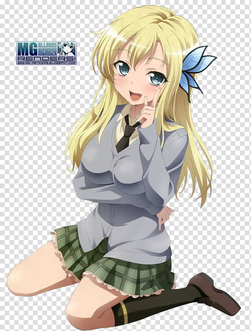 Haganai Anime Asuna Character Gray Fullbuster, Anime transparent background PNG clipart