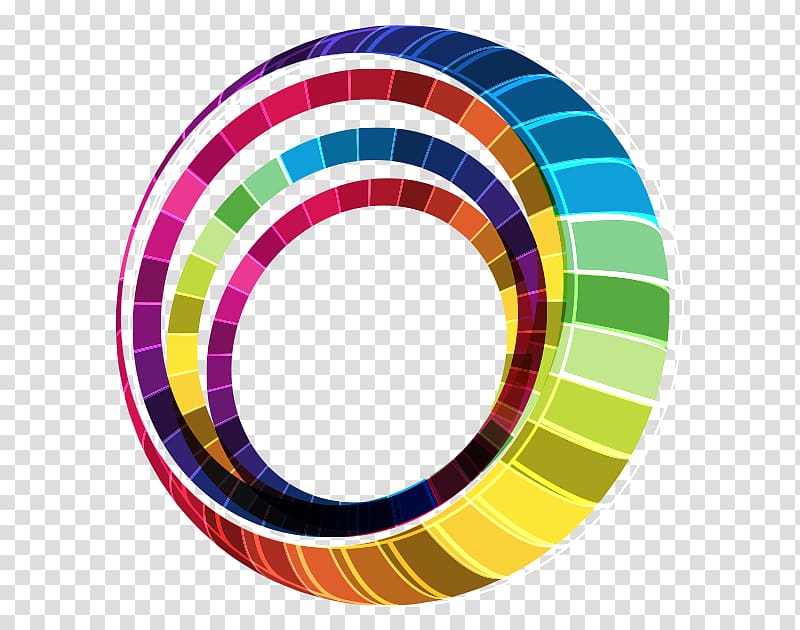 Circle Color wheel, creative science and technology transparent background PNG clipart