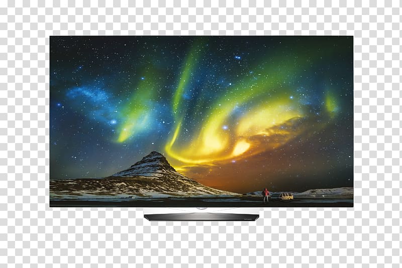 OLED Television 4K resolution LG Electronics LED-backlit LCD, oled transparent background PNG clipart