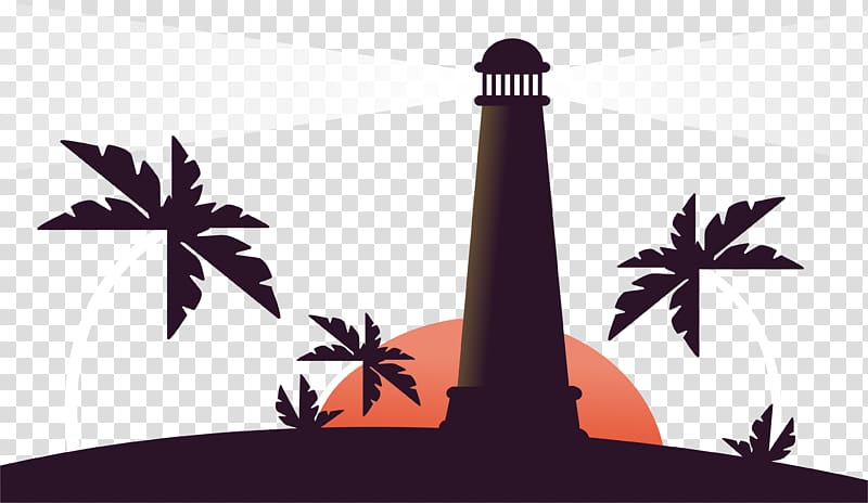 Lighthouse Euclidean , The lighthouse on the island transparent background PNG clipart