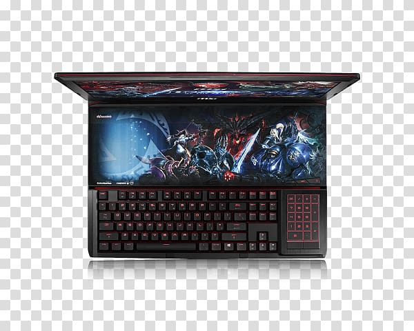 Laptop Micro-Star International Scalable Link Interface Intel Core i7 GeForce, alienware gaming laptop transparent background PNG clipart