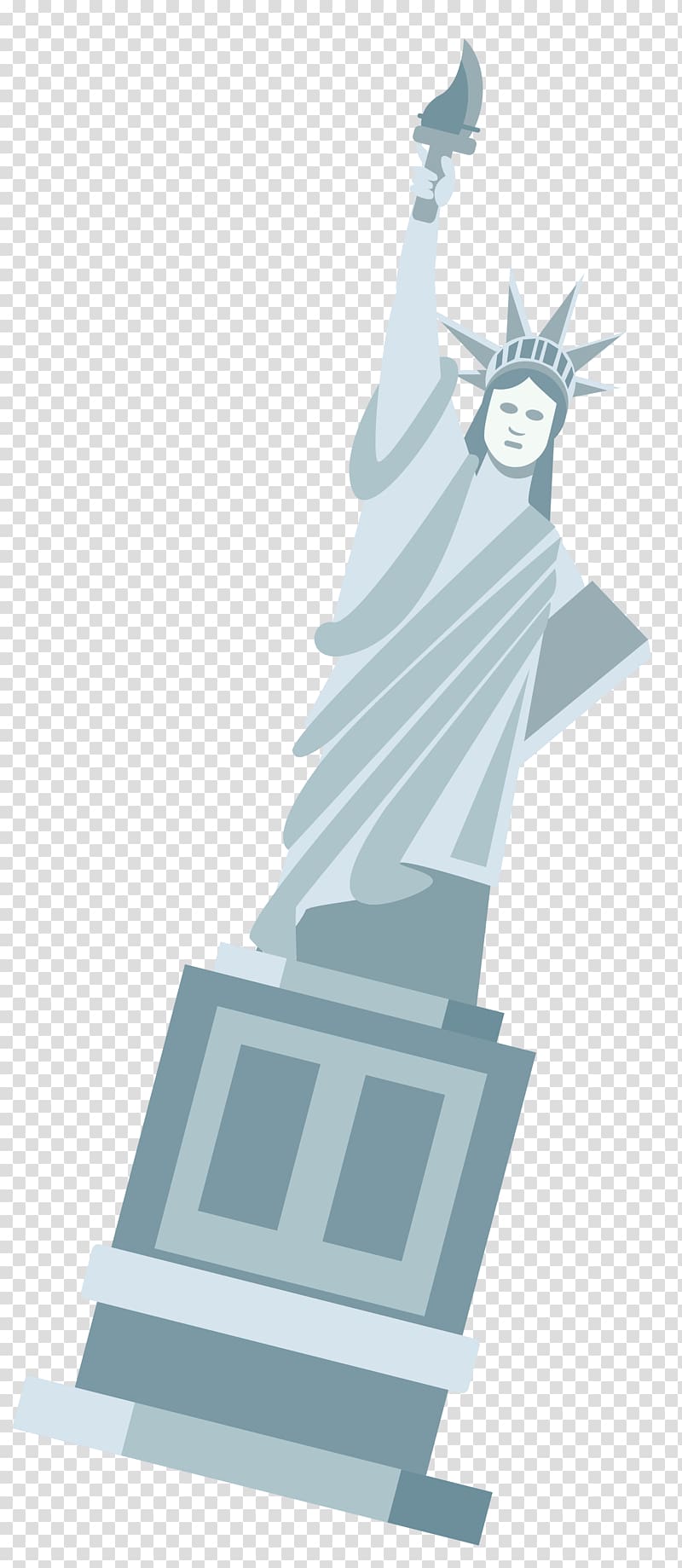 Statue of Liberty Landmark Cartoon, Free goddess transparent background PNG clipart