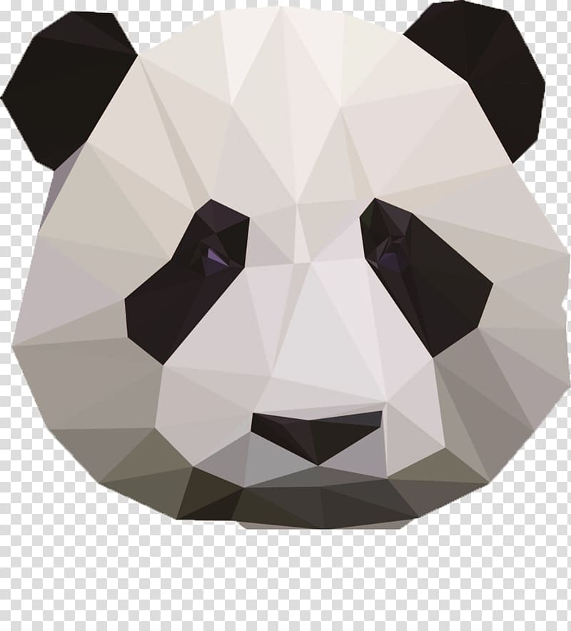 Giant panda Illustration, Sculpture Panda transparent background PNG clipart