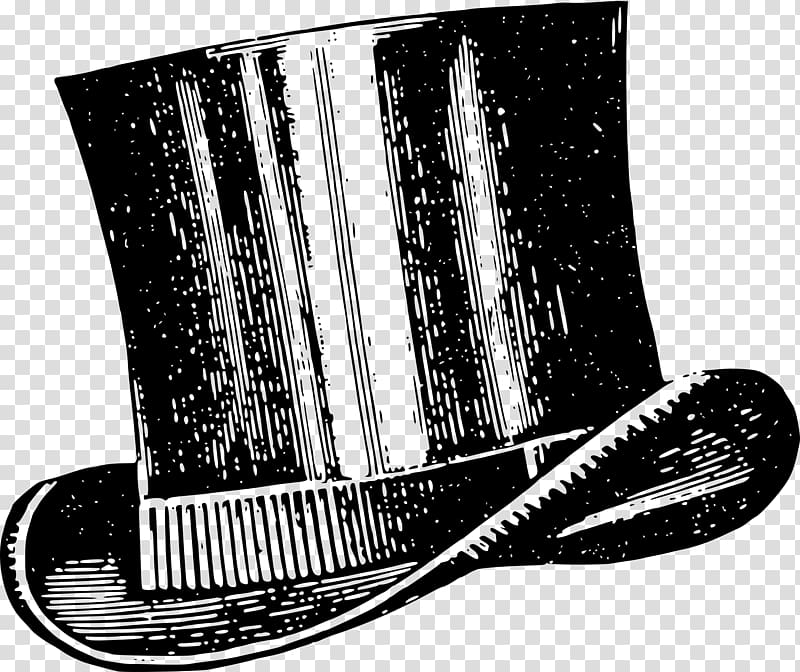 Top Hat Drawing Vintage transparent background PNG clipart