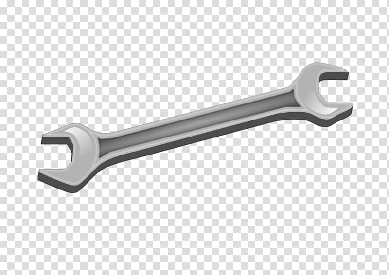 gray open wrench , Pipe wrench Hand tool , Wrench, spanner , free transparent background PNG clipart
