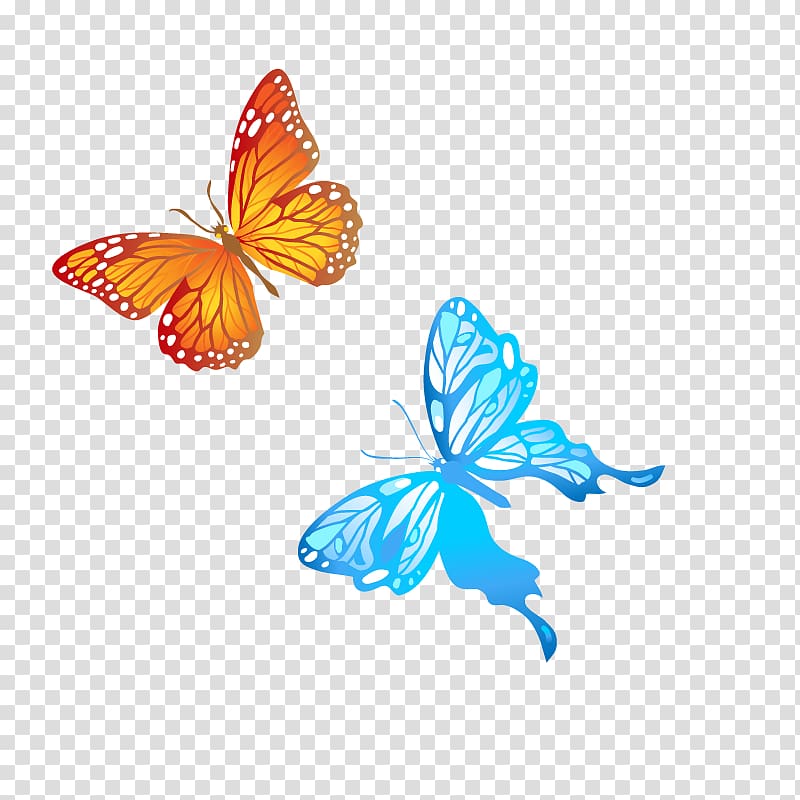 Butterfly Blue Computer file, butterfly transparent background PNG clipart
