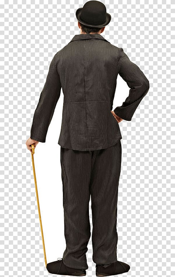 1920s Costume Silent film Suit Pants, charlie chaplin transparent background PNG clipart