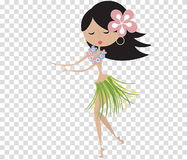 Hula Hawaii Dance Woman , girls Party Invitation transparent background PNG clipart