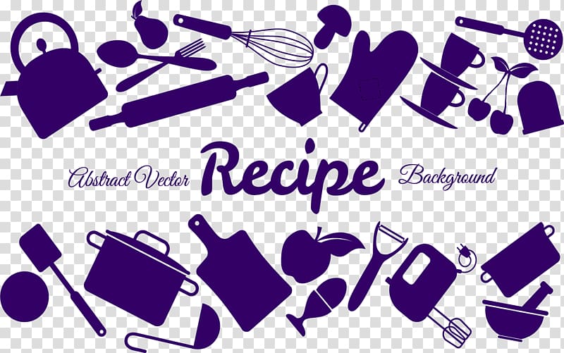 purple Recipe , Knife Kitchen utensil Cutlery, Purple cooking classes cover transparent background PNG clipart