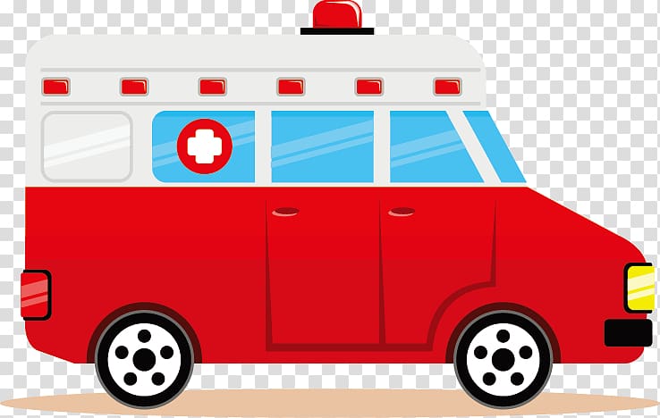 Cartoon Ambulance, ambulance transparent background PNG clipart