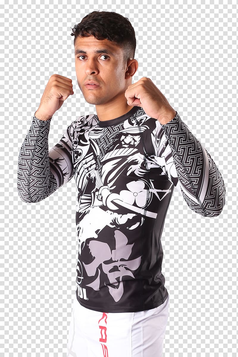 Miyamoto Musashi T-shirt Rash guard Brazilian jiu-jitsu Judo, T-shirt transparent background PNG clipart