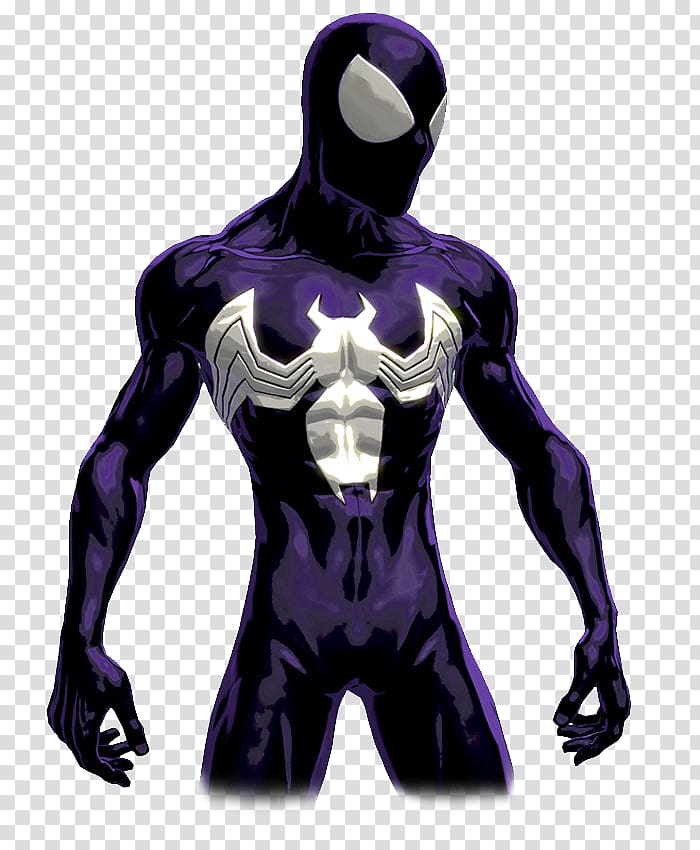 Ultimate Spider-Man Venom Miles Morales Symbiote, shattered transparent background PNG clipart