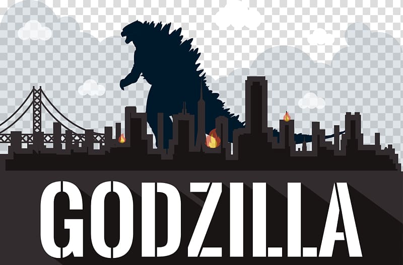 Godzilla Film poster Film poster, Godzilla monster illustration transparent background PNG clipart