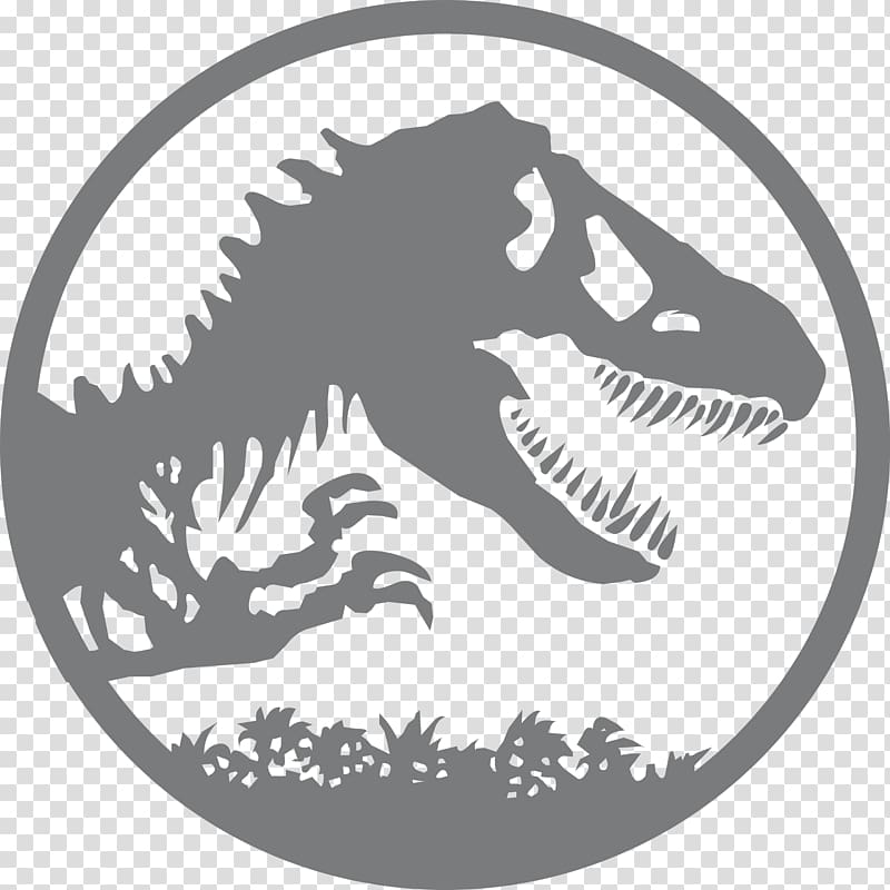 graphics Logo Jurassic Park Dinosaur Silhouette, jurassic world icon transparent background PNG clipart