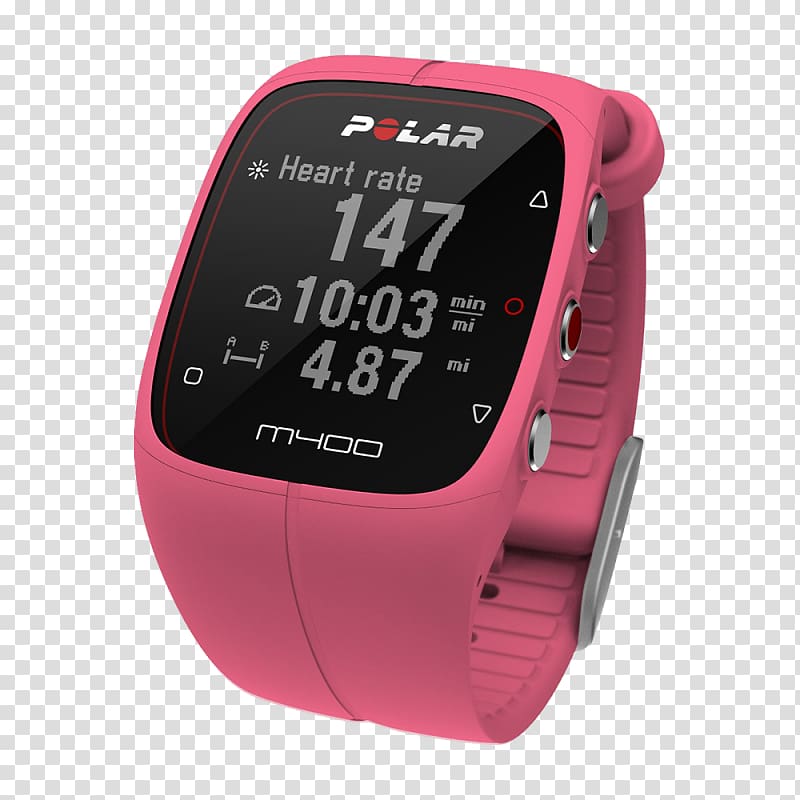 Heart rate monitor Polar Electro Polar M400 Activity tracker, others transparent background PNG clipart