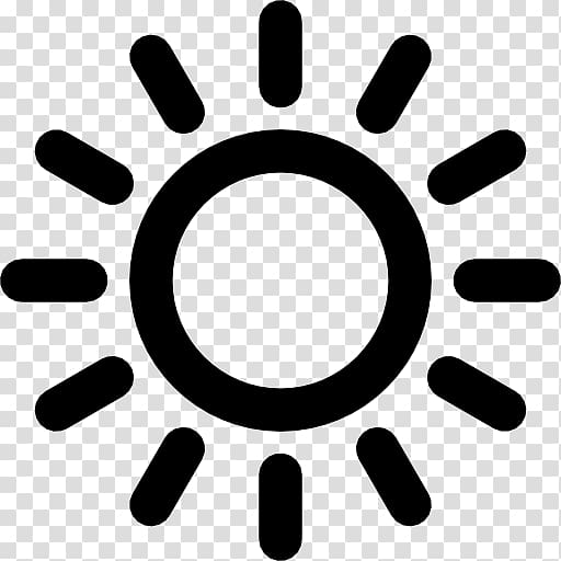 Computer Icons Icon design, black sun transparent background PNG clipart