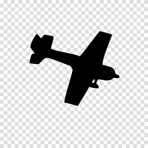 Airplane Light aircraft Silhouette , airplane transparent background PNG clipart
