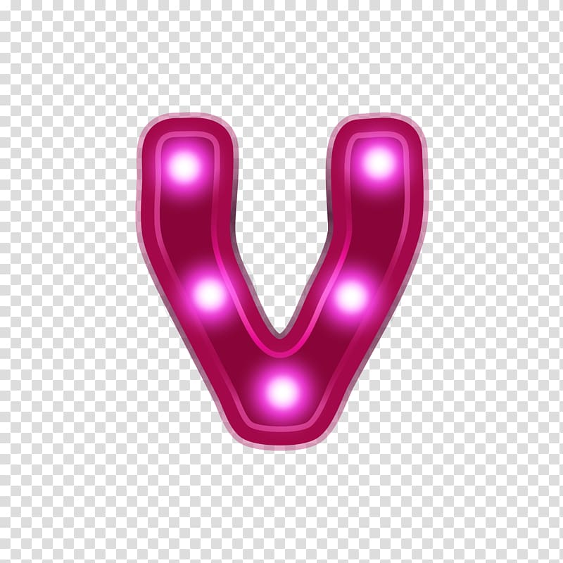 pink letter V vanity signage, Letter Neon Alphabet, Red neon alphabet V transparent background PNG clipart