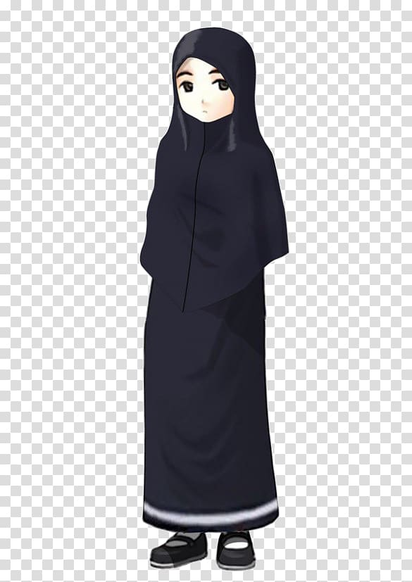 woman wearing abaya dress illustration, Intimate parts in Islam Zina Muslim Salah, Islam transparent background PNG clipart