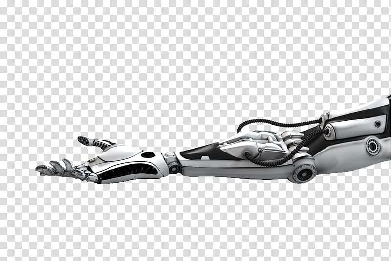 white robot arm illustration, Robot Euclidean , Single robot hand transparent background PNG clipart