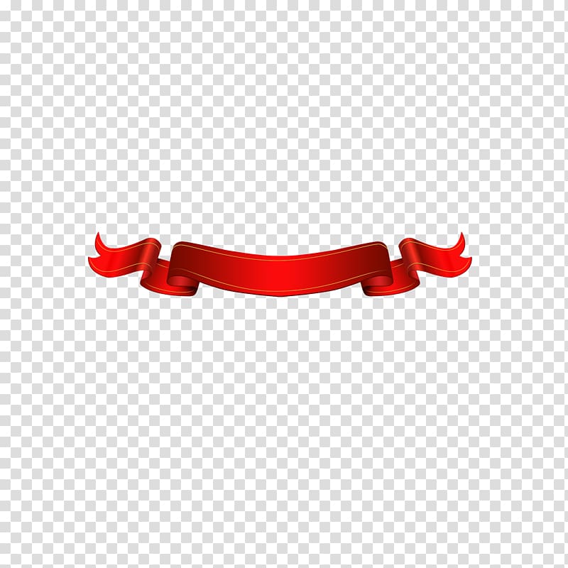 Music Genome Project Ribbon, Red ribbon transparent background PNG clipart