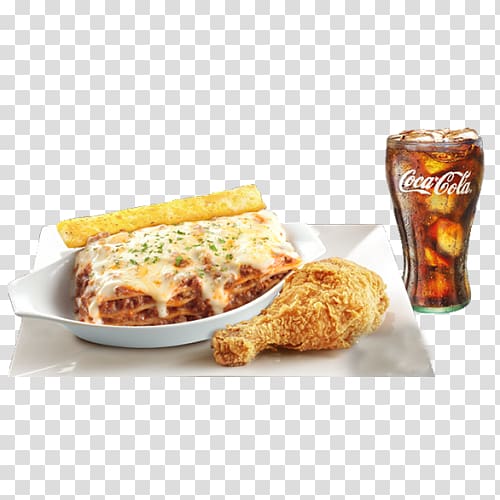 Carbonara Fast food Lasagne Fried chicken Breakfast, fried chicken transparent background PNG clipart