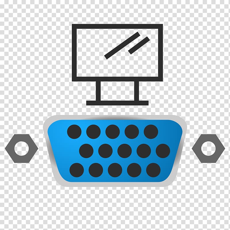 VGA connector Computer port Serial port Icon, Serial Port Icon transparent background PNG clipart
