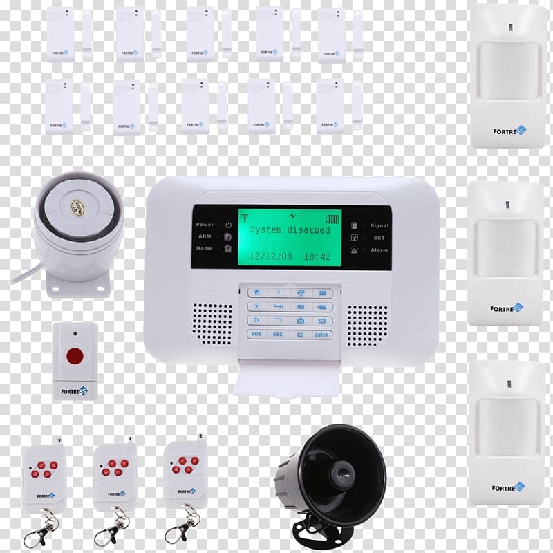 Security Alarms & Systems Alarm device Home security Alarm monitoring center, alarm transparent background PNG clipart