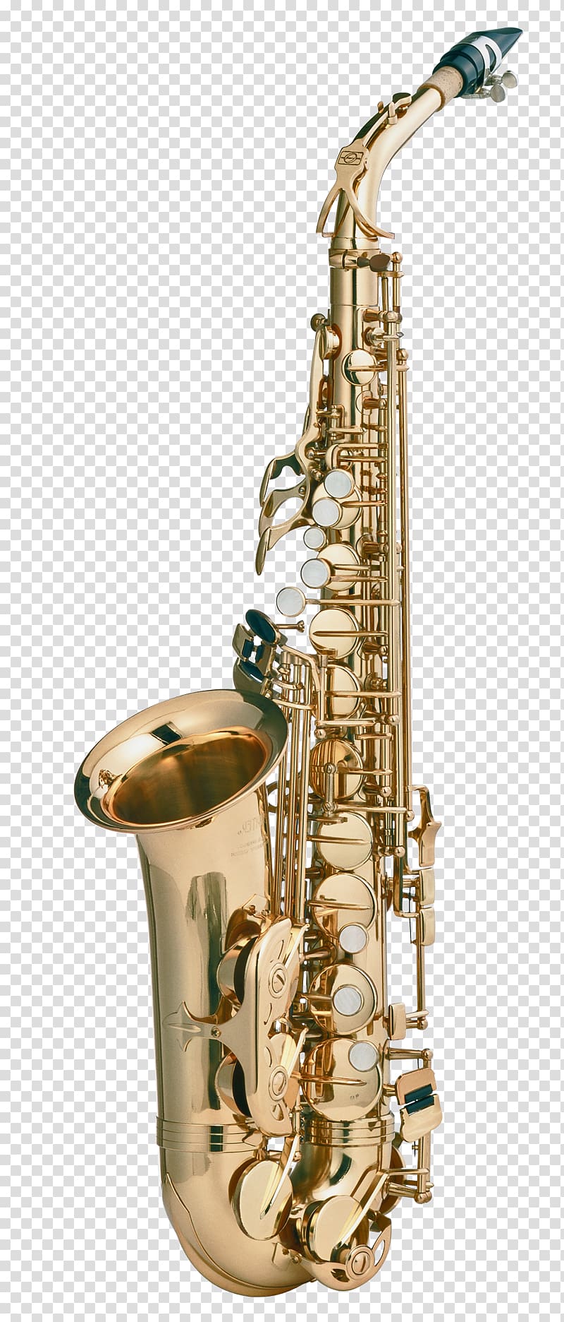 brass-colored saxophone , Tenor saxophone , Saxophone transparent background PNG clipart