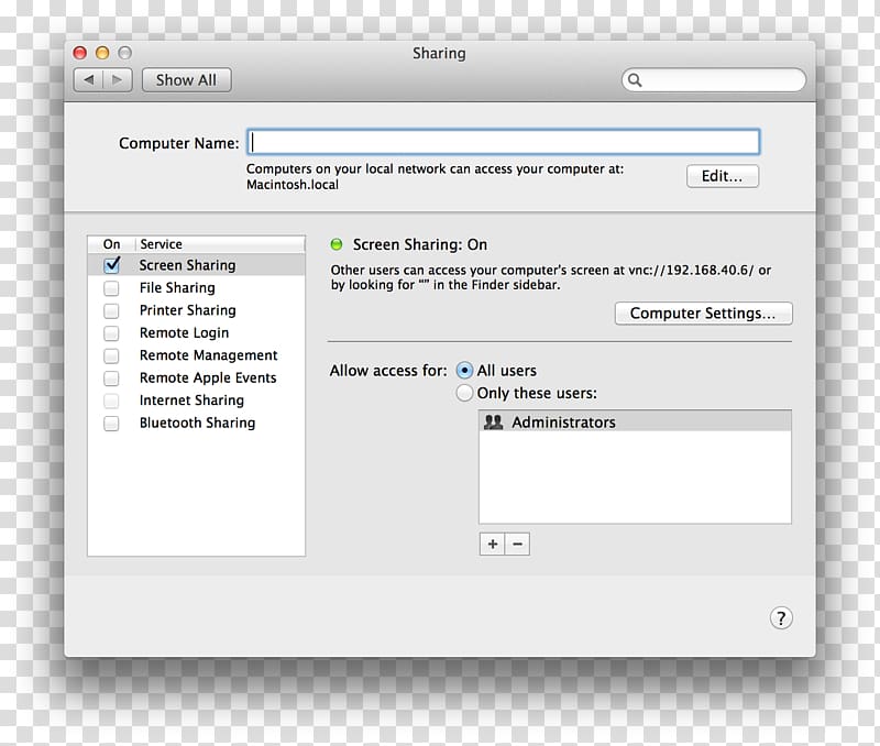 MacBook Pro macOS System Preferences Computer network, mouse cursor transparent background PNG clipart