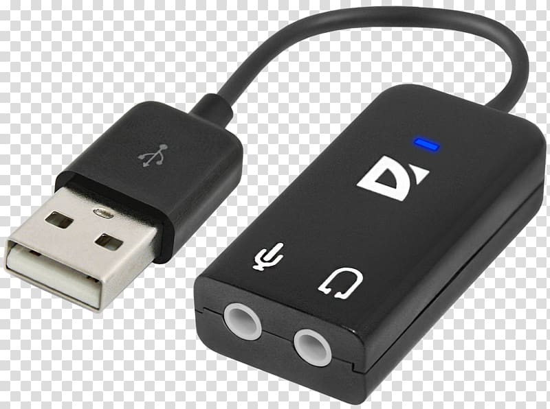Sound Cards & Audio Adapters Laptop USB, external sending card transparent background PNG clipart