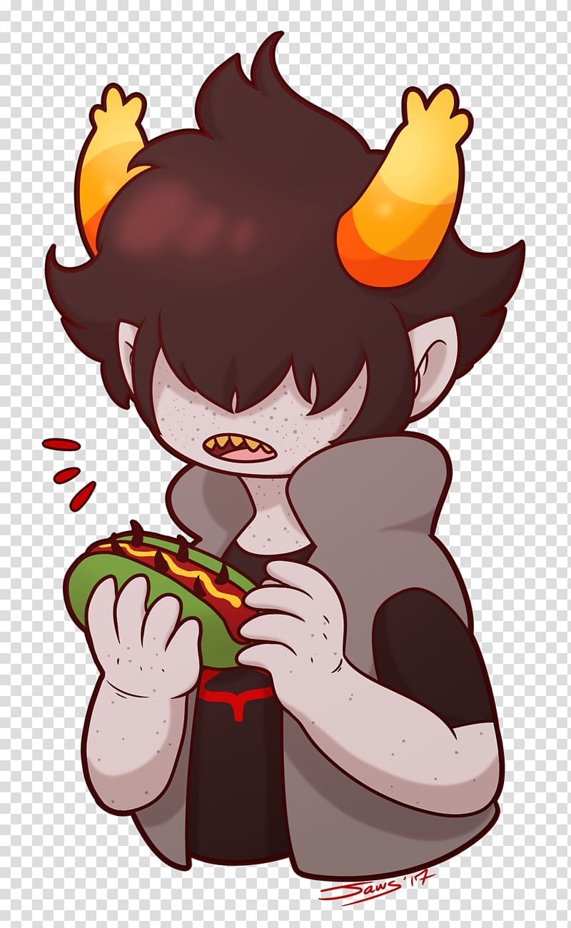 Hiveswap Diemen Hot dog Homestuck Goblin, others transparent background PNG clipart