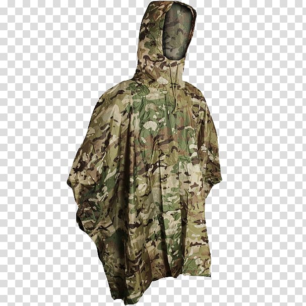 Poncho liner Hood Ripstop Clothing, military transparent background PNG clipart