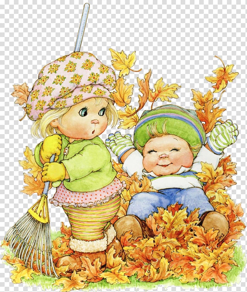 Desktop HOLLY BABES Child Drawing, autumn leaf arts and crafts for preschoolers transparent background PNG clipart