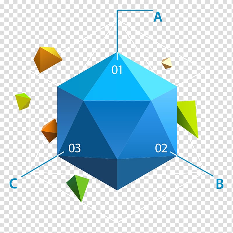 Geometry Illustration, PPT element transparent background PNG clipart