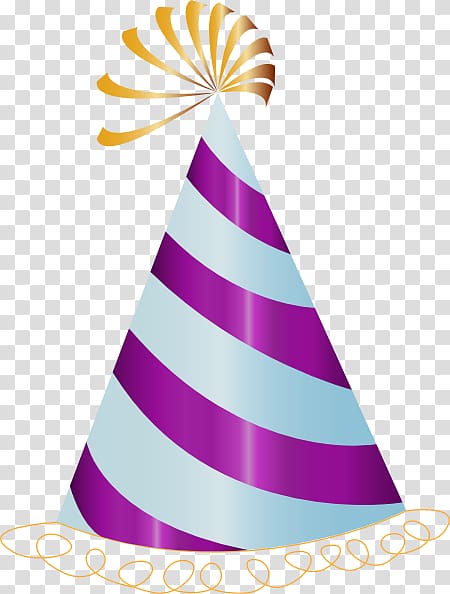 Birthday Party hat , Party Hat Pic transparent background PNG clipart