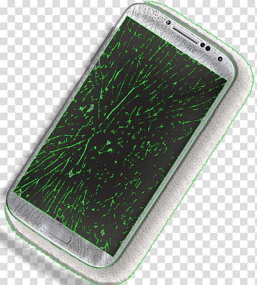 Telephone Mobile Phone Accessories Smartphone Portable communications device Samsung Galaxy, Broken glass transparent background PNG clipart