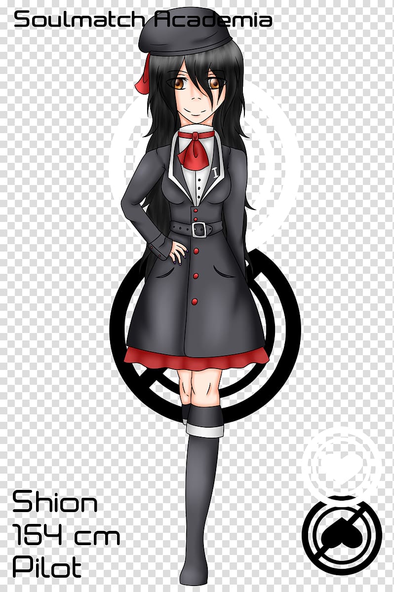 Black hair Cartoon Uniform Character Fiction, 2016 Physical Bullying transparent background PNG clipart