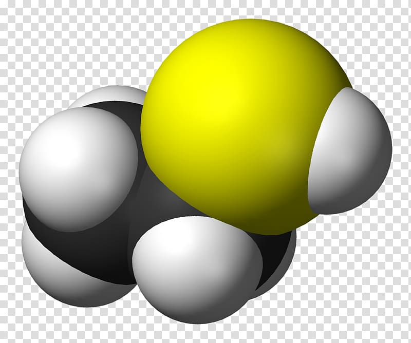 Ethanethiol Ethyl group Chemical compound Chemical structure, 3d transparent background PNG clipart