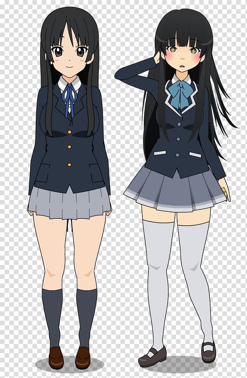 Video game remake School uniform, Mio Akiyama transparent background PNG clipart