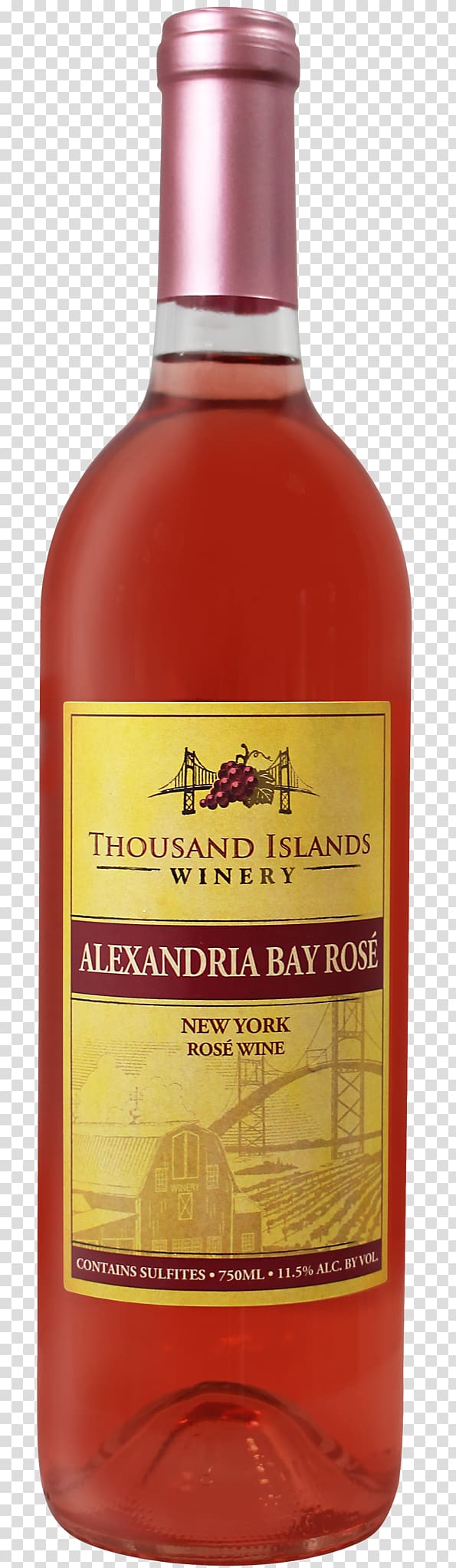 Alexandria Bay Thousand Islands Winery Liqueur, wine transparent background PNG clipart