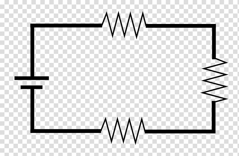 Series and parallel circuits Electronic circuit Electrical network Resistor Electronic component, others transparent background PNG clipart