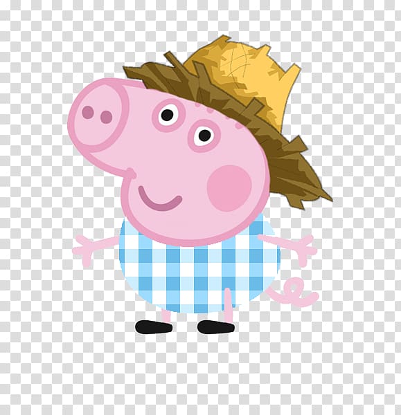 Daddy Pig Mummy Pig George Pig Child, PEPPA PIG transparent background PNG clipart