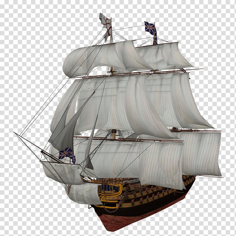 brown and white galleon ship illustration, Middle Ages Golden Age of Piracy Puzz 3D Ship, Sailing Ship transparent background PNG clipart