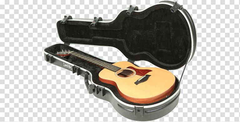 Dreadnought Steel-string acoustic guitar SKB Acoustic Hard Case for Taylor GS Mini Acoustic Guitar, Acoustic Guitar transparent background PNG clipart