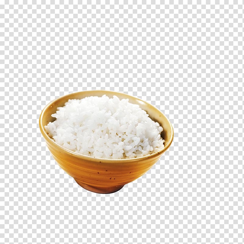 Cooked rice Bowl, rice transparent background PNG clipart