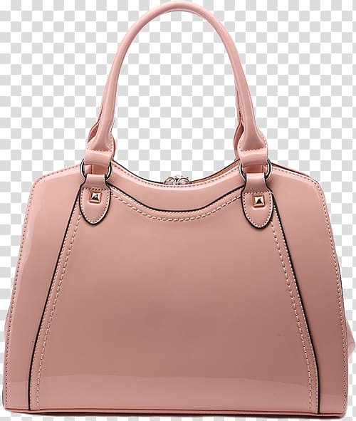 Tote bag Leather Brown Caramel color Messenger Bags, Fashion bag transparent background PNG clipart