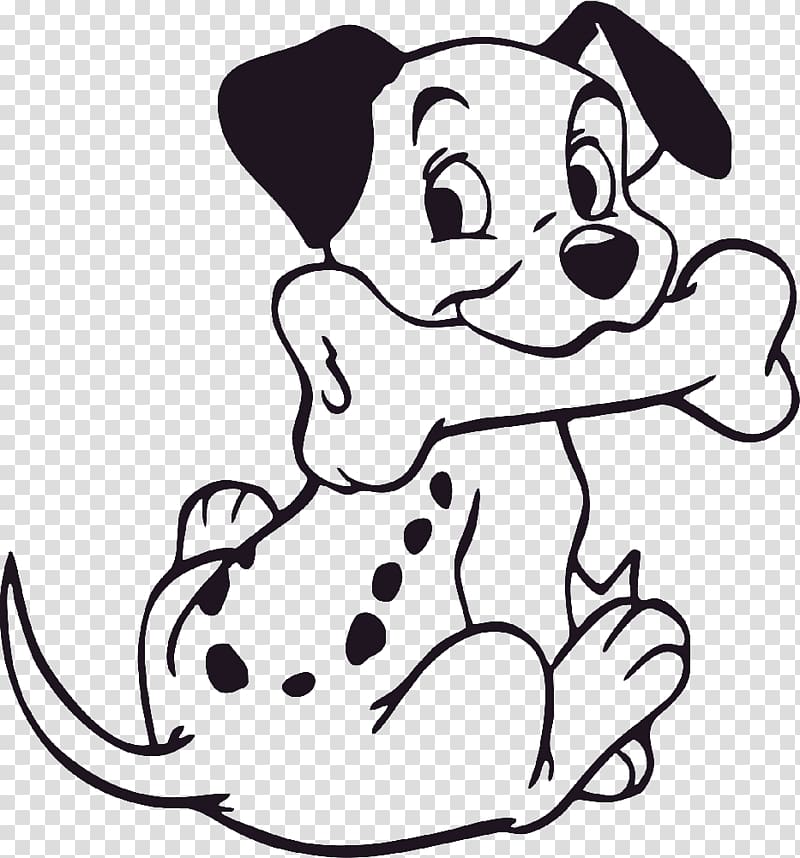 Dalmatian dog Puppy Cruella de Vil Coloring book 101 Dalmatians, puppy transparent background PNG clipart