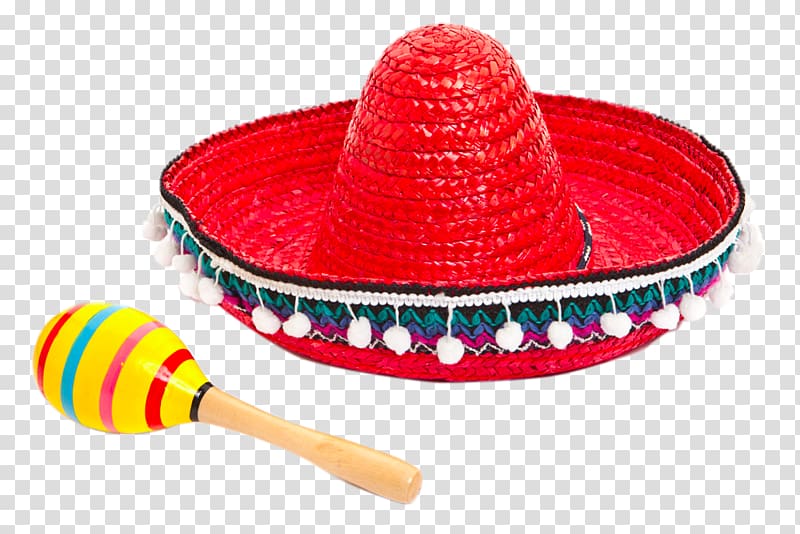 Mexico Sombrero Straw hat Illustration, National wind straw hat transparent background PNG clipart